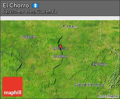 Satellite 3D Map of El Chorro