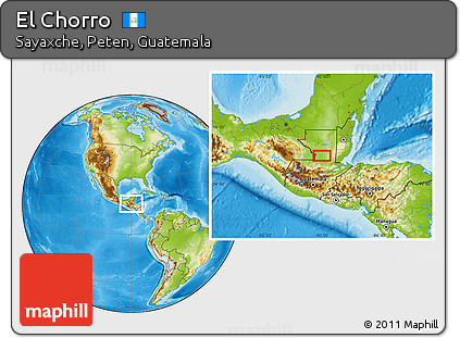 Physical Location Map of El Chorro