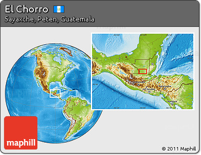 Physical Location Map of El Chorro