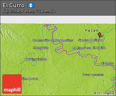 Physical 3D Map of El Curro