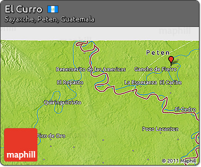 Physical 3D Map of El Curro