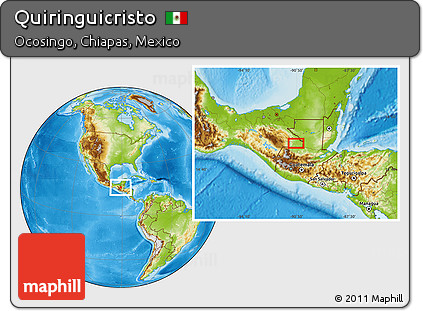 Physical Location Map of Quiringuicristo