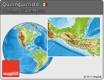 Physical Location Map of Quiringuicristo