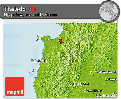 Physical 3D Map of Thaledo
