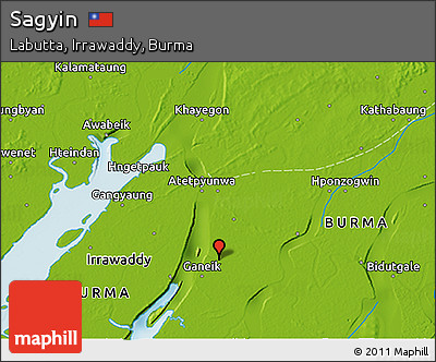Physical 3D Map of Sagyin