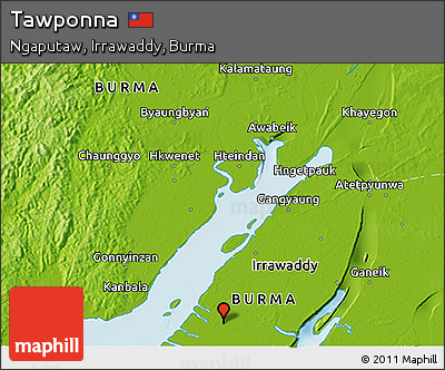 Physical 3D Map of Tawponna
