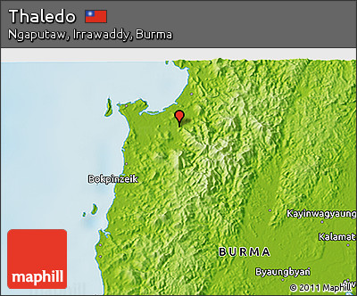 Physical 3D Map of Thaledo