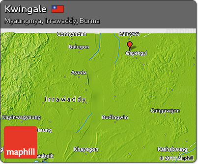 Physical 3D Map of Kwingale