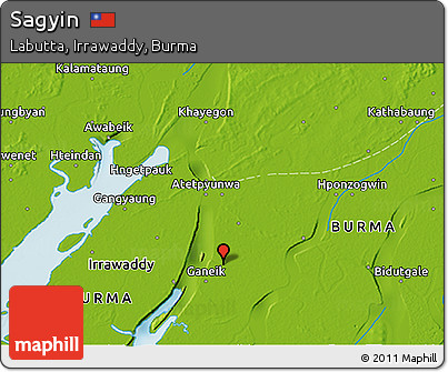 Physical 3D Map of Sagyin