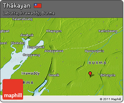 Physical 3D Map of Thākayan