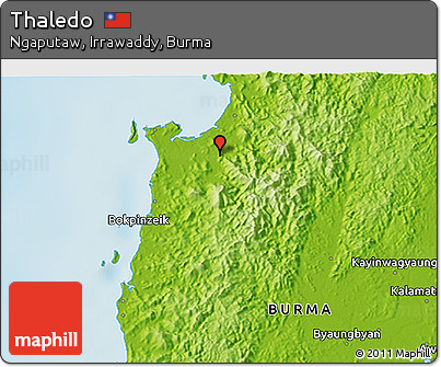 Physical 3D Map of Thaledo