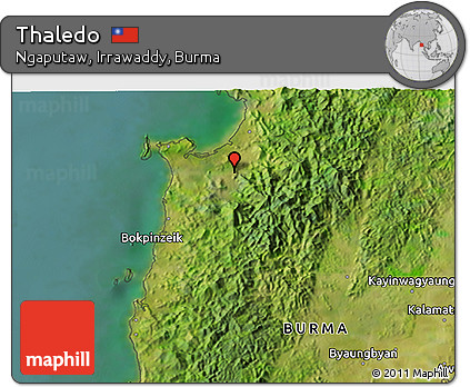 Satellite 3D Map of Thaledo