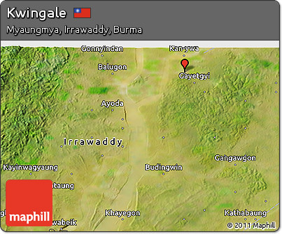 Satellite 3D Map of Kwingale