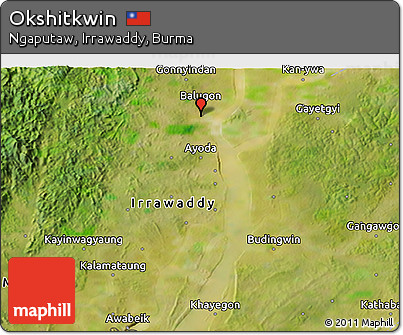Satellite 3D Map of Okshitkwin