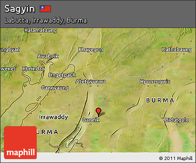 Satellite 3D Map of Sagyin