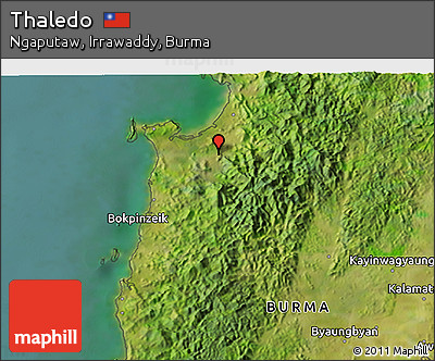 Satellite 3D Map of Thaledo