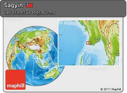 Physical Location Map of Sagyin