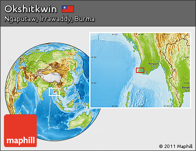 Physical Location Map of Okshitkwin