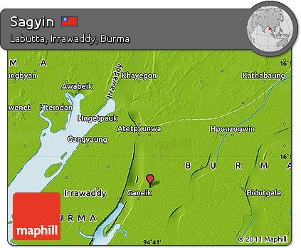 Physical Map of Sagyin