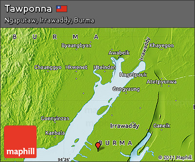 Physical Map of Tawponna