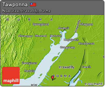 Physical Map of Tawponna