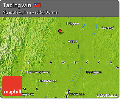 Physical Map of Tazingwin
