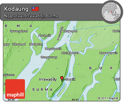 Political Map of Kodaung