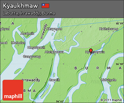 Political Map of Kyaukhmaw