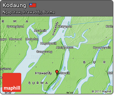 Political Map of Kodaung