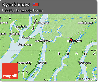 Political Map of Kyaukhmaw