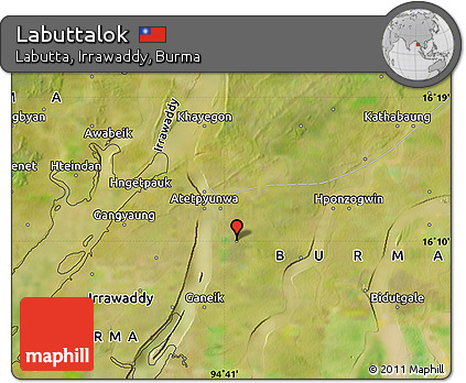 Satellite Map of Labuttalok
