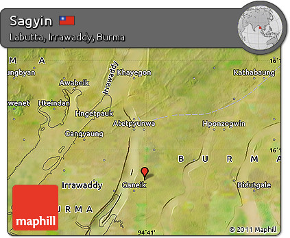 Satellite Map of Sagyin