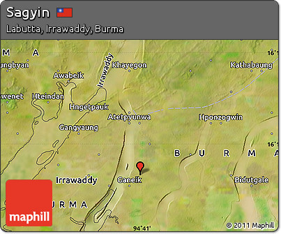 Satellite Map of Sagyin