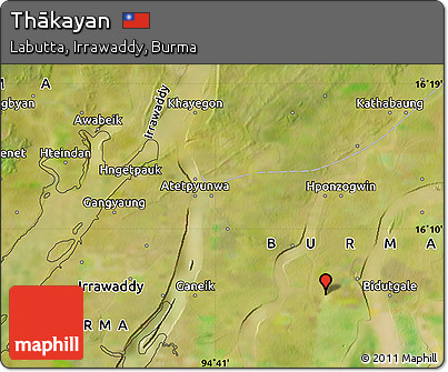 Satellite Map of Thākayan