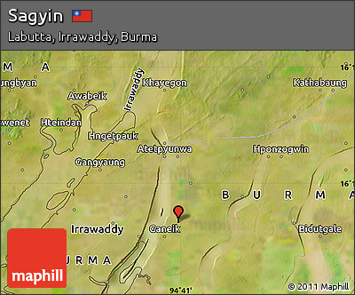 Satellite Map of Sagyin