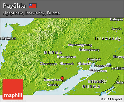 Physical Panoramic Map of Payāhla