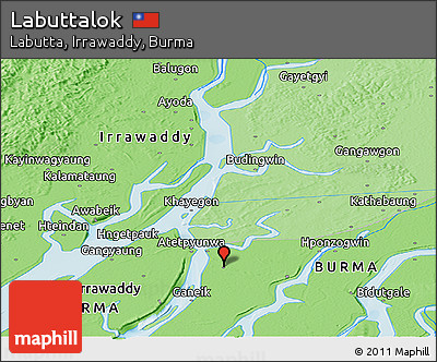 Political Panoramic Map of Labuttalok