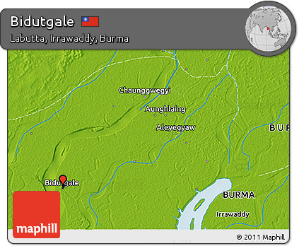 Physical 3D Map of Bidutgale
