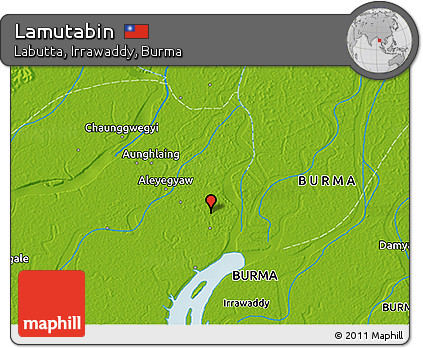 Physical 3D Map of Lamutabin