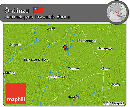 Physical 3D Map of Ônbinzu
