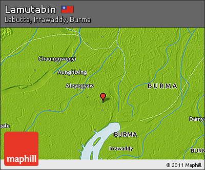 Physical 3D Map of Lamutabin