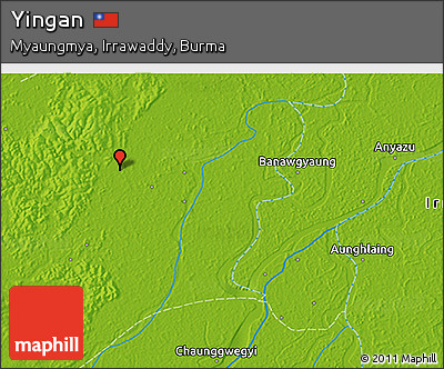 Physical 3D Map of Yingan