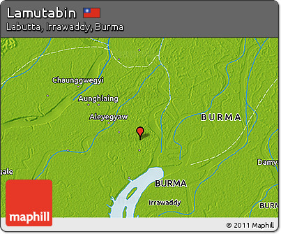 Physical 3D Map of Lamutabin