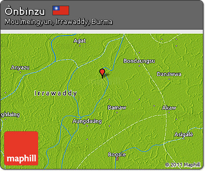 Physical 3D Map of Ônbinzu