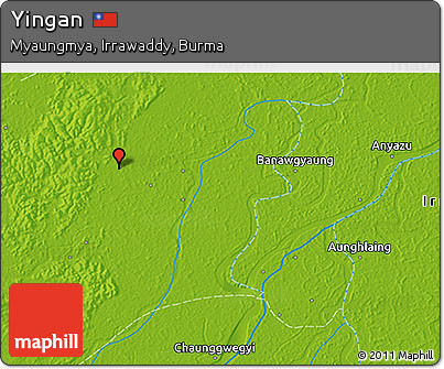 Physical 3D Map of Yingan