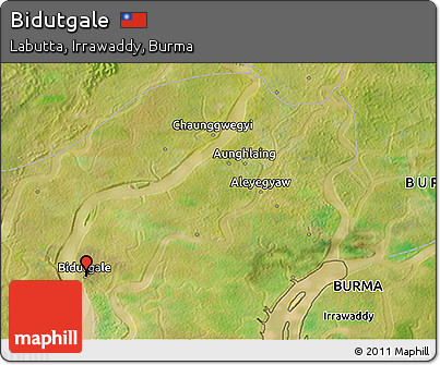 Satellite 3D Map of Bidutgale