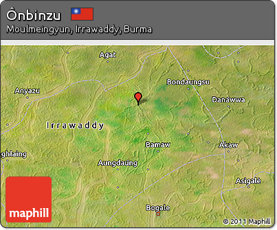 Satellite 3D Map of Ônbinzu