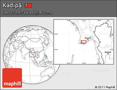 Blank Location Map of Kadipā