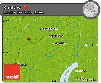 Physical Map of Kuntaw