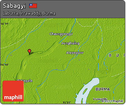 Physical Map of Sabagyi